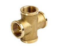 Крестовина латунная Ду 15