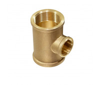 Тройник латунный переходной Ду 25х15 Тройник латунный переходной Ду 25х15