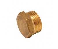 Заглушка ( пробка ) латунная НР Ду 15 Заглушка ( пробка ) латунная НР Ду 15