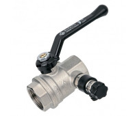 Кран шаровой BUGATTI 300 со спускным клапаном Ду15 Кран шаровой BUGATTI 300 со спускным клапаном Ду15
