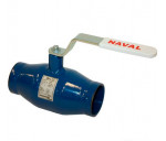 Кран шаровой стальной NAVAL (резьбовой) Ду32