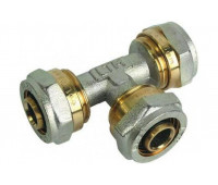 Тройник цанга/цанга/цанга (для металлоп-ка) Ду32х32