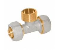 Тройник переходной цанга/НР/цанга Ду32х3/4"